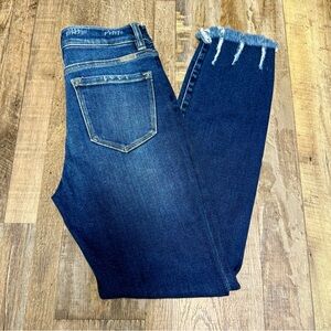 KanCan Blue Cropped Ankle Jeans with Modern Fit